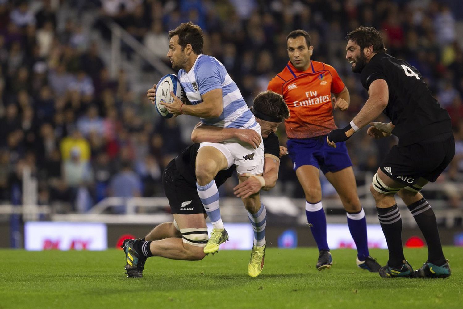 Los Pumas se rindió otra vez ante el poderío de los All Blacks