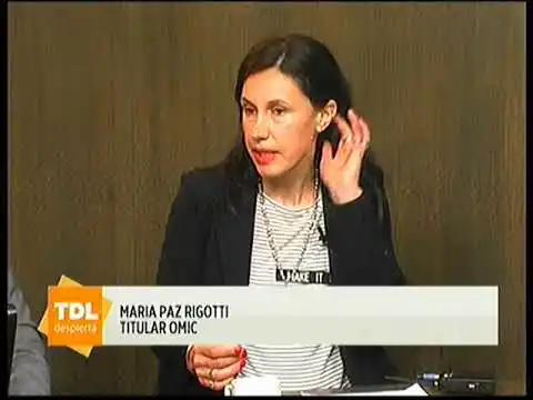 Maria Paz Rigotti en el desayuno de Tandil Despierta