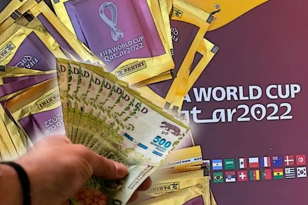 Las figuritas de Qatar 2022 son un 1000% más caras en relación al último mundial