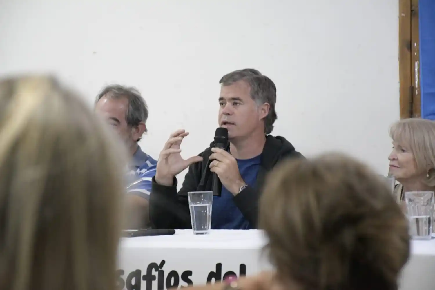 Piaggio participó de un encuentro en Paraná: El sugestivo cartel que ¿anuncia sus intenciones políticas?