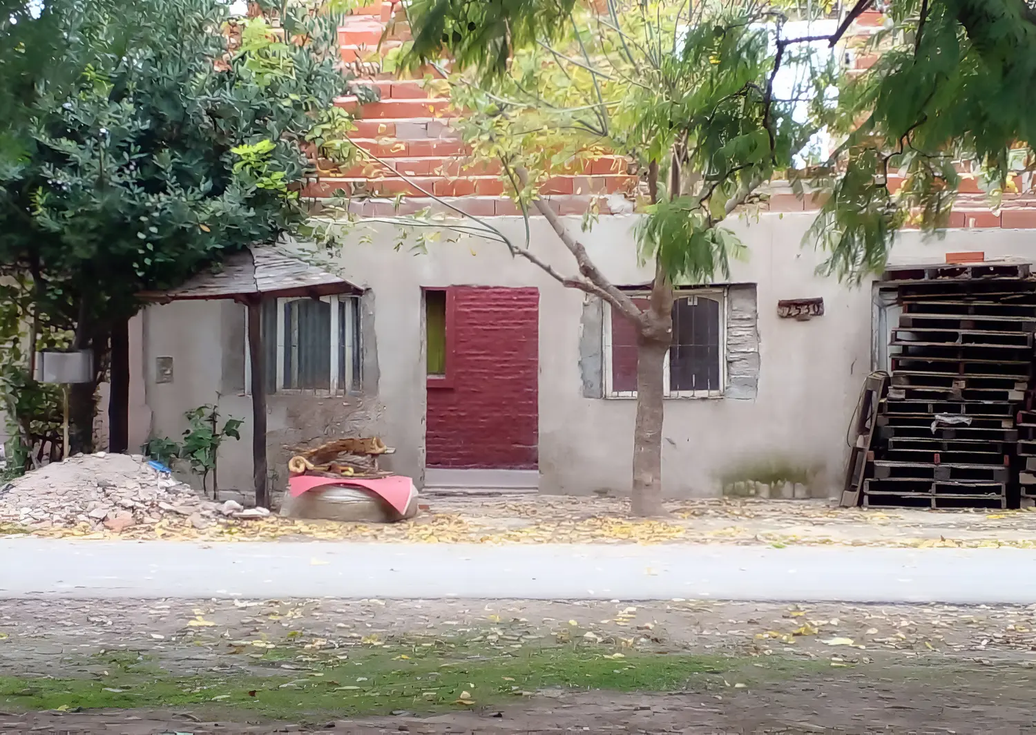La casa donde fue asesinada Sandra Nouet, en Sargento Selada 2530.