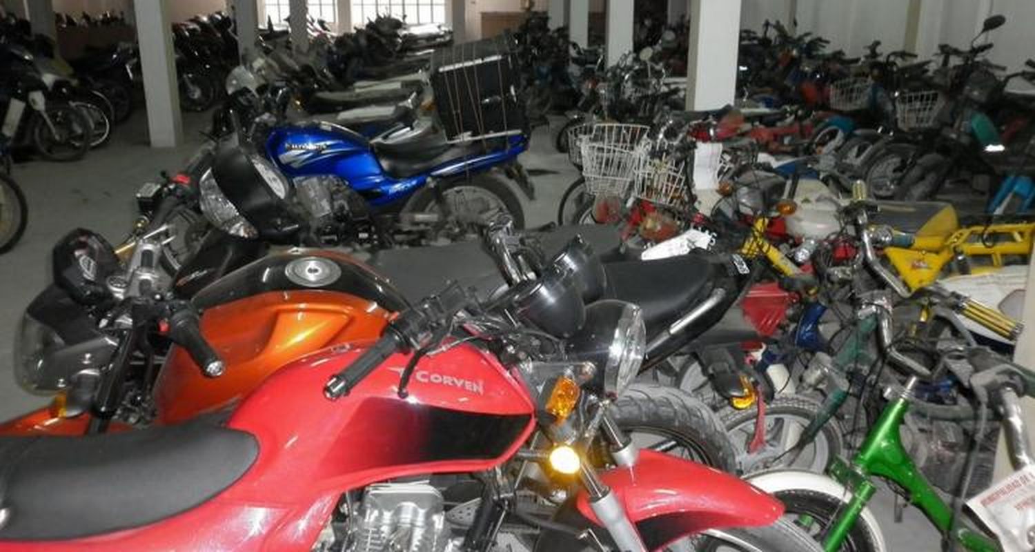 Secuestran 20 motos en operativo de tránsito