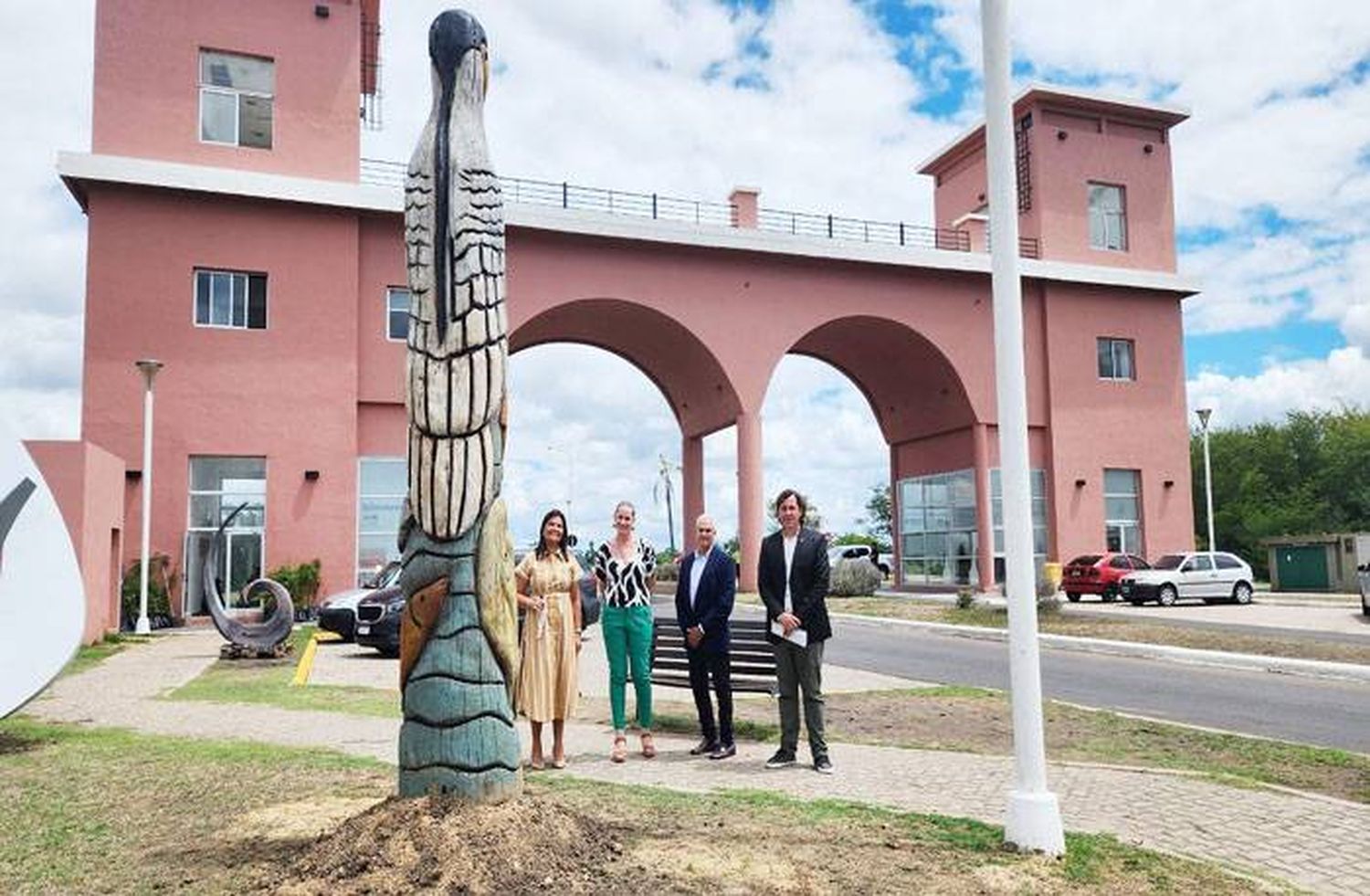 Las esculturas del simposio internacional  serán emplazadas en su lugar definitivo