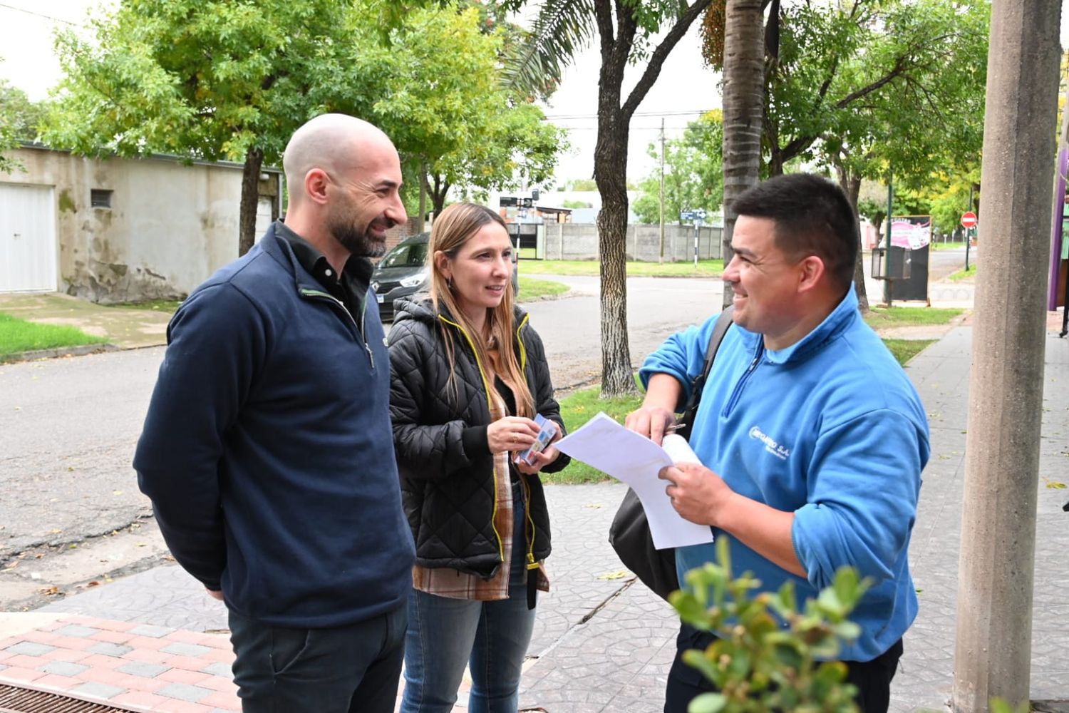 Bárbara Chivallero recorrió Barrio Villa Podio