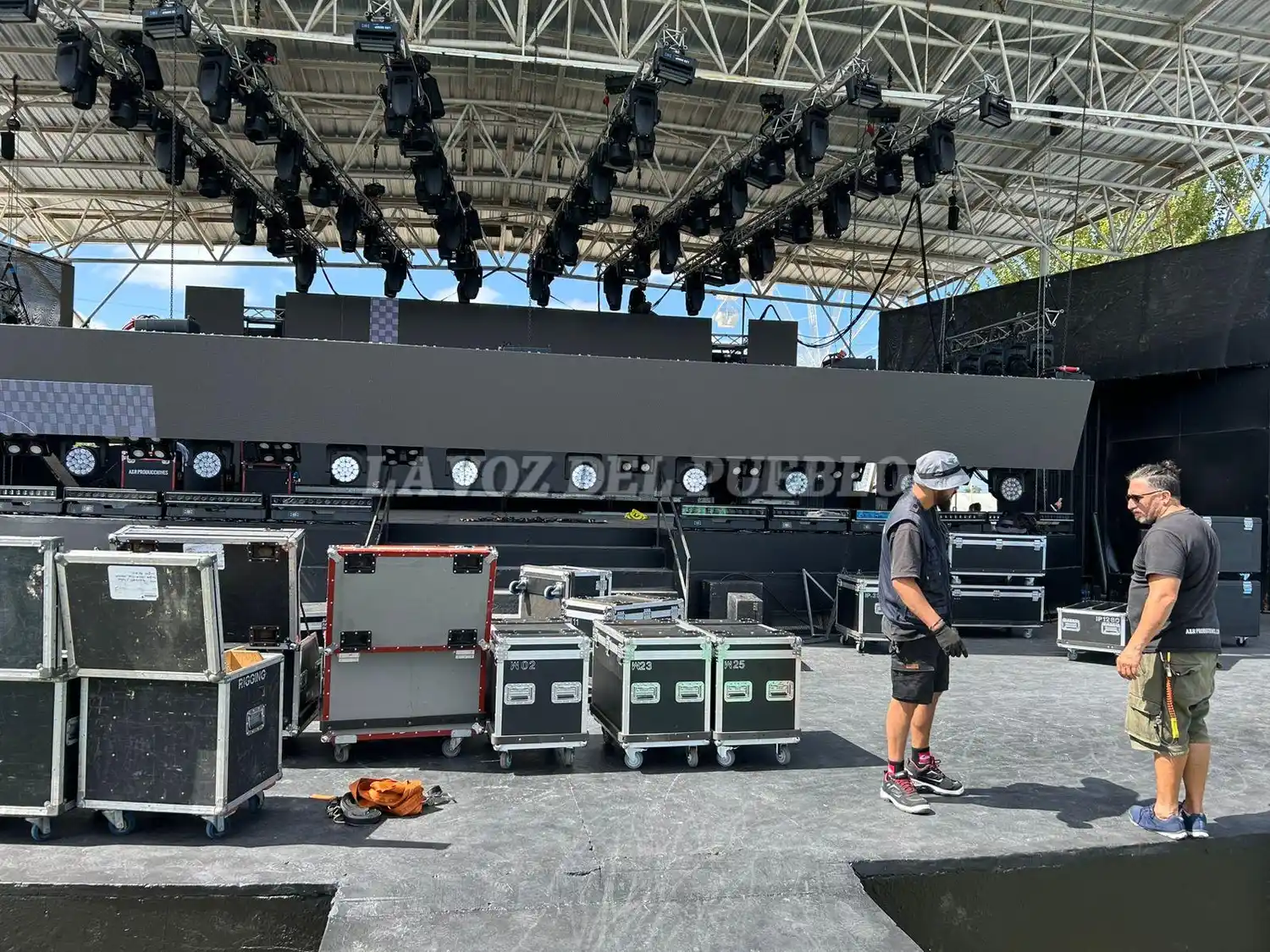 Escenario de la Fiesta del Trigo