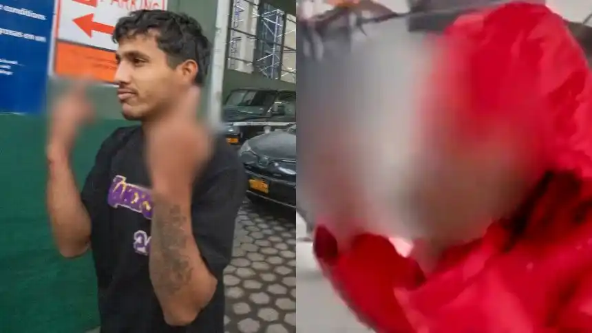 DIFUNDEN OTRO video de los migrantes que agredieron a policía de Nueva York: hacen señas obscenas (Video)