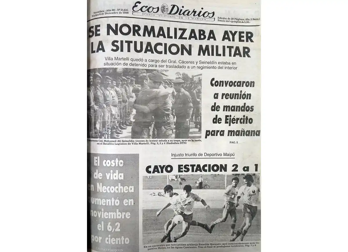 Martes 6 de diciembre de 1988