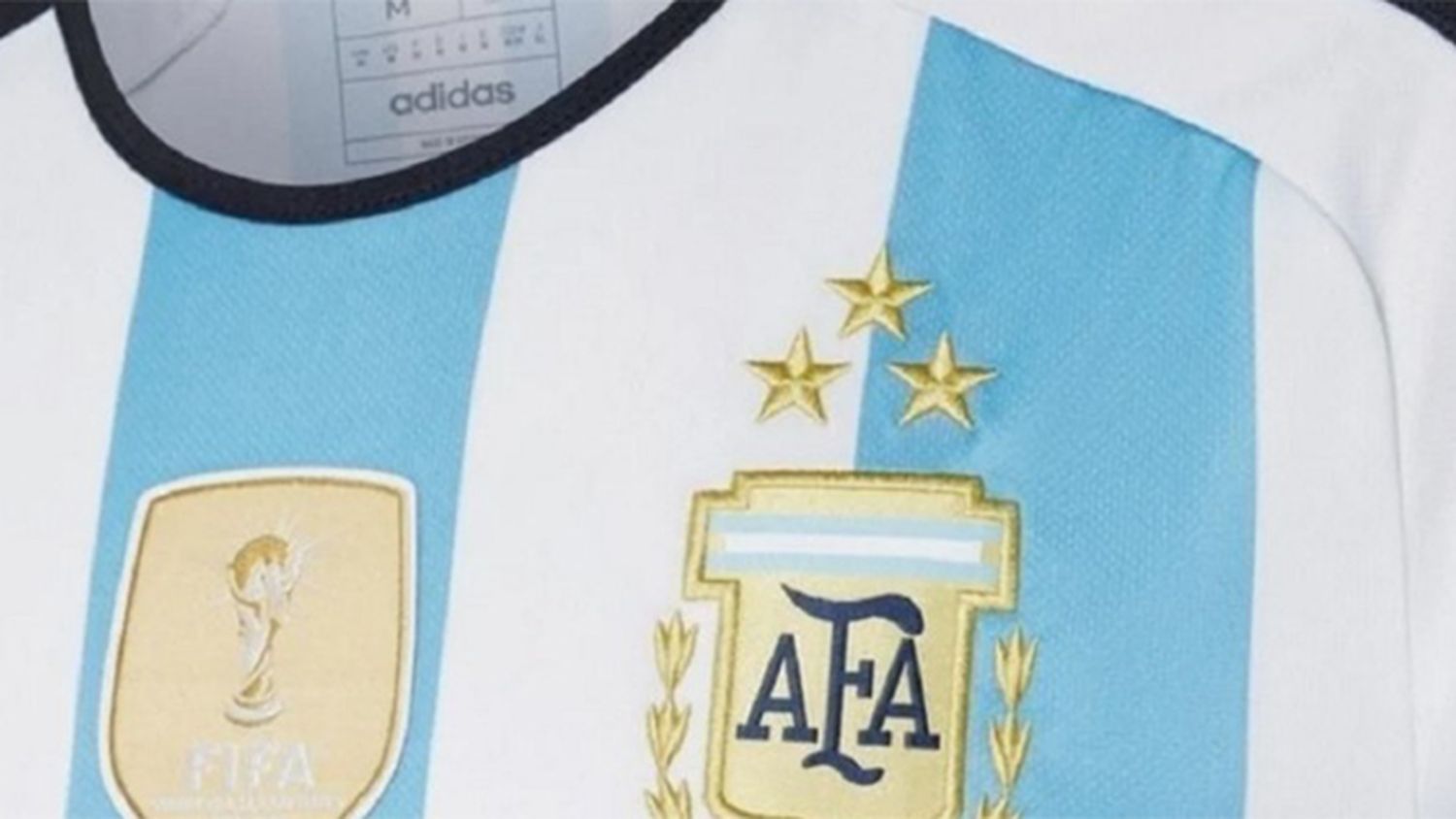 Sale a la venta la camiseta de la Selección con las tres estrellas: cuánto cuesta y dónde comprarla