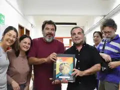 Fabián Peccín participó en la presentación de la Lista 1 de AGMER ante el CGE