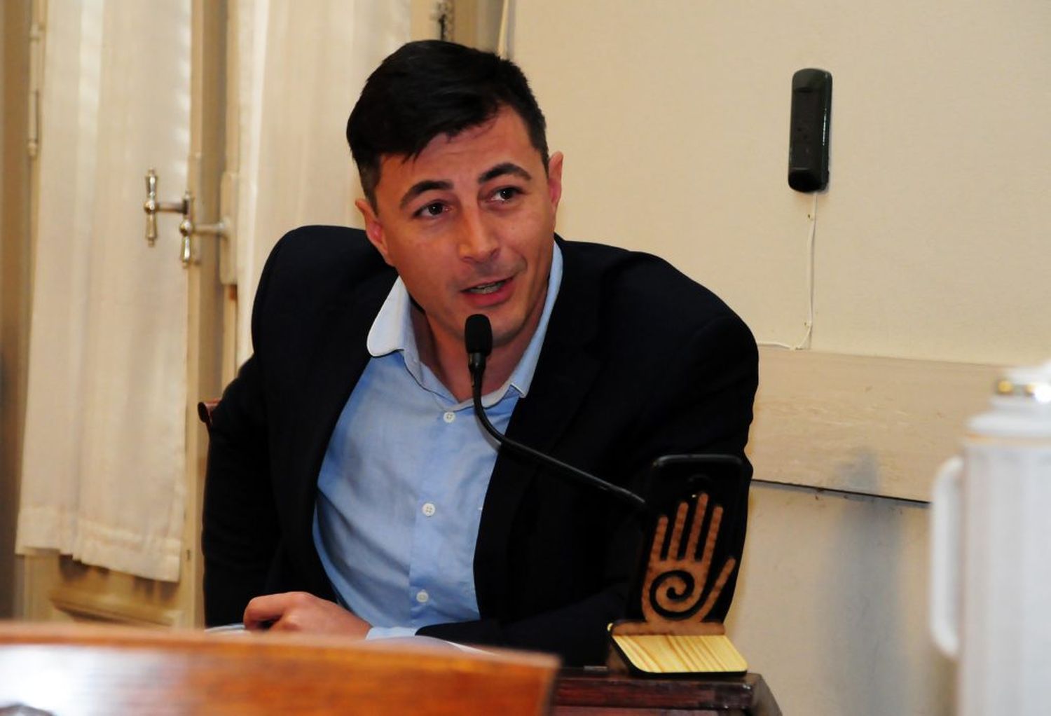 Darío Méndez se centró en las propuestas y en la defensa de los sectores trabajadores