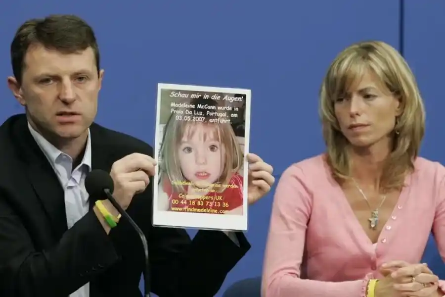 Imagen de archivo de los padres de Madeleine McCann en Alemania