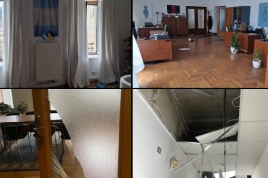 Imagenes de los daños ocasionados