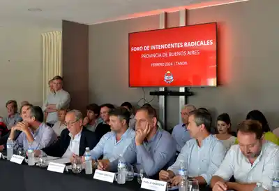 Encuentro realizado a principios del 2025 del Foro de Intendentes Radicales en Tandil