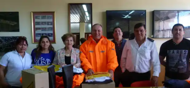 Personal de Tránsito recibió indumentaria que les entregó  la Sra. Pte Municipal