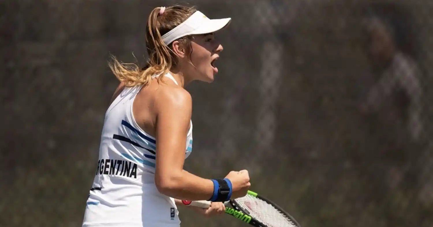 Solana Sierra debutó en la Billie Jean  King Cup y le dio un punto a Argentina