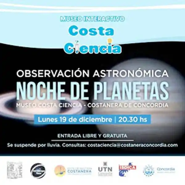 Noches de planetas en  la Costanera