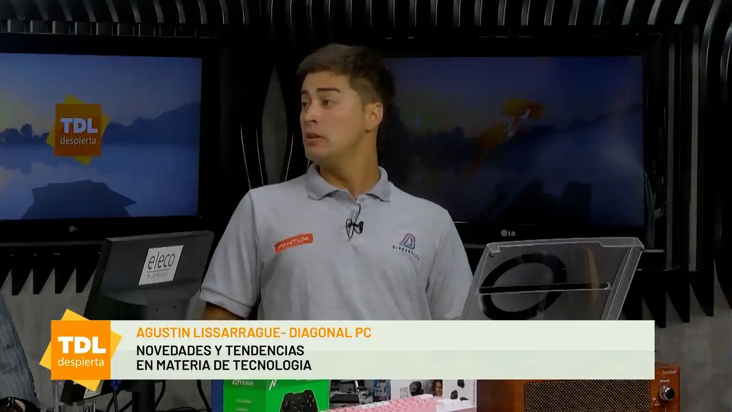 Agustín Lissarrague en Tandil Despierta por la 104.1 Tandil FM y ECO TV.