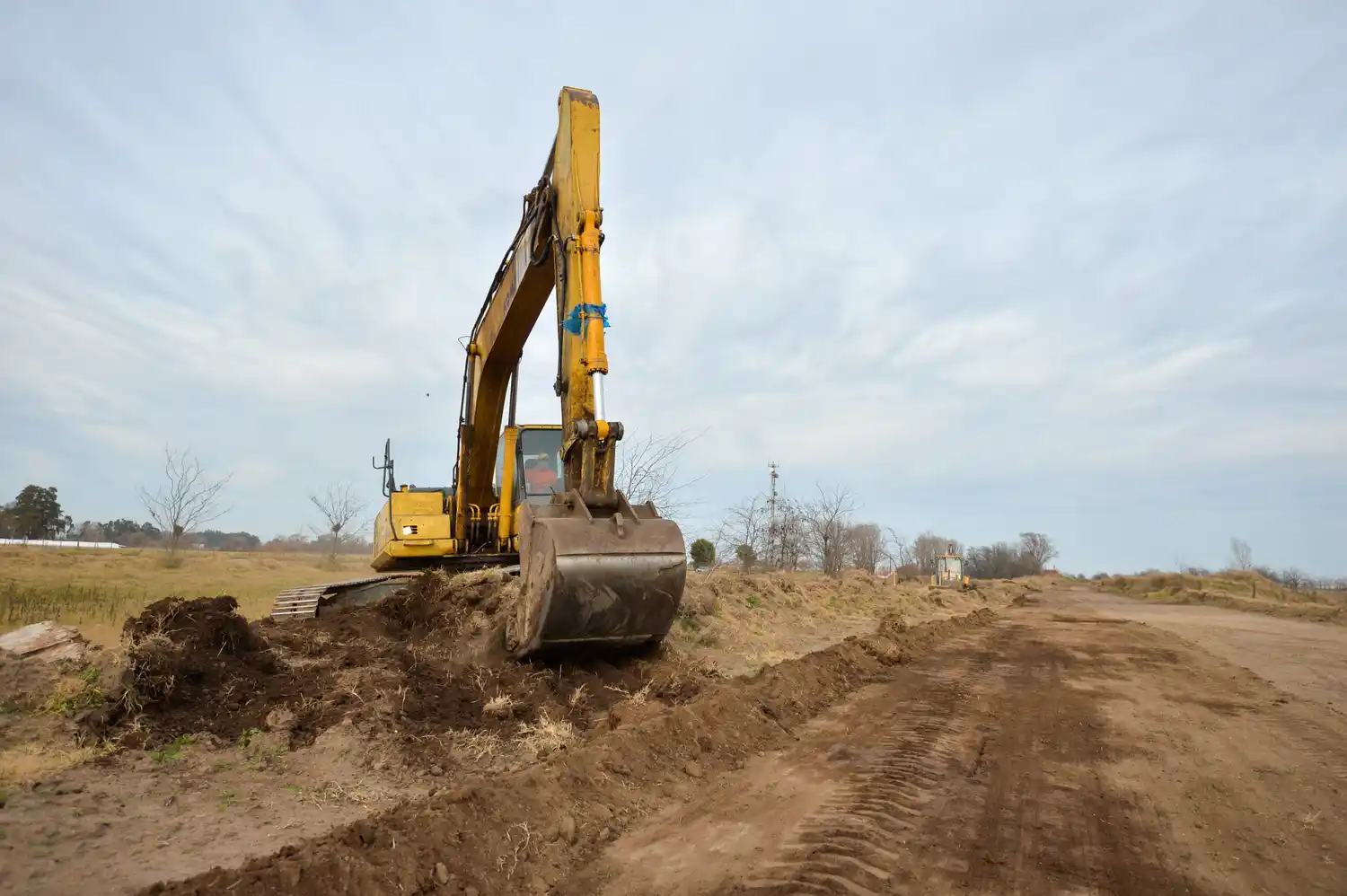 Comenzaron las obras para completar la pavimentación de “La Ruta del Cereal”