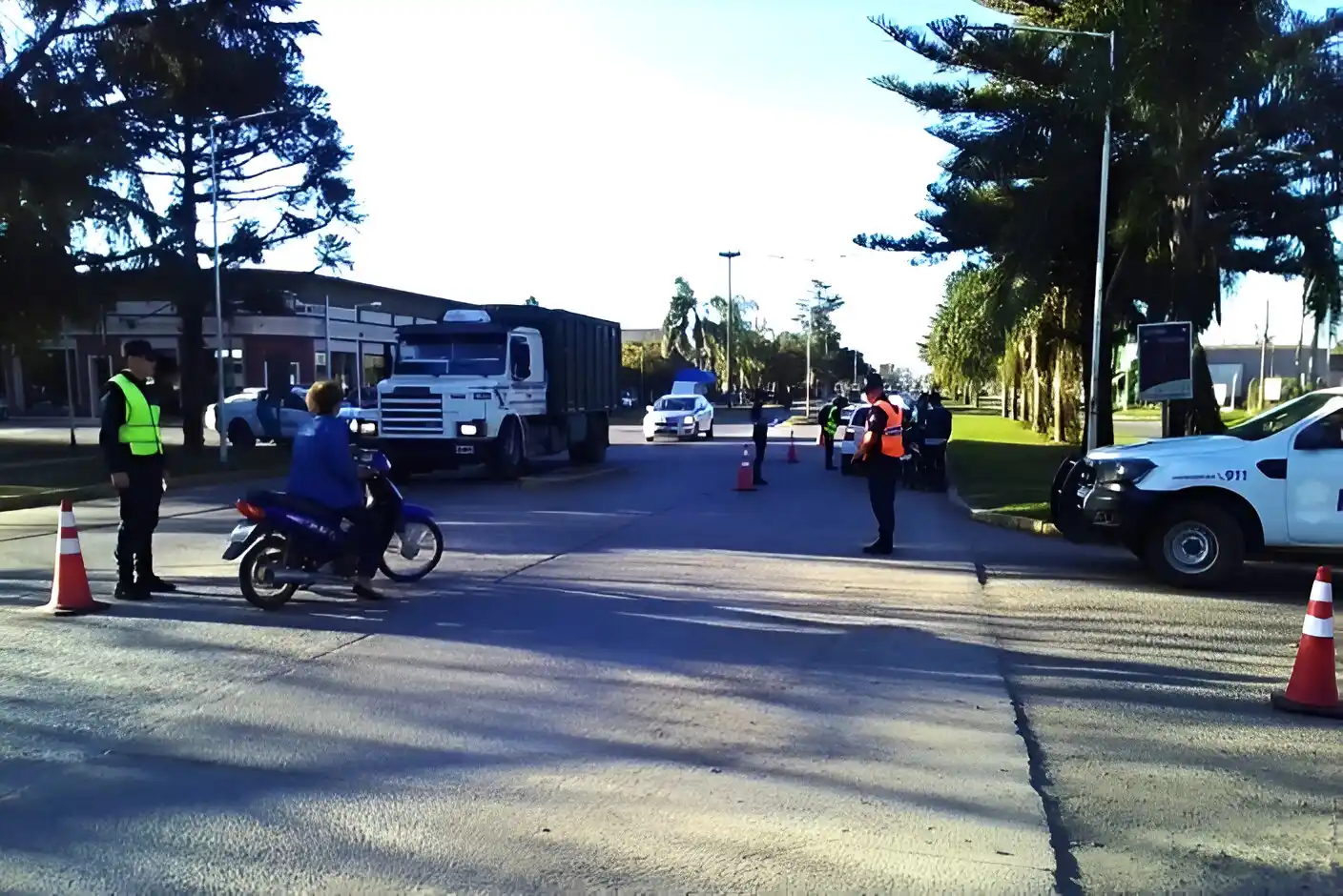 El acceso a San Pedro por ruta 191 suele tener control policial.