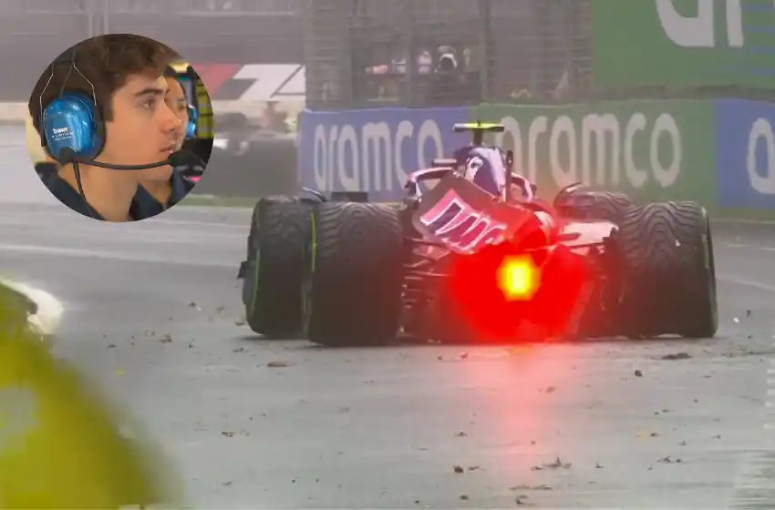 Apasionante comienzo de la Fórmula 1: Jack Doohan chocó bajo la mirada de Franco Colapinto