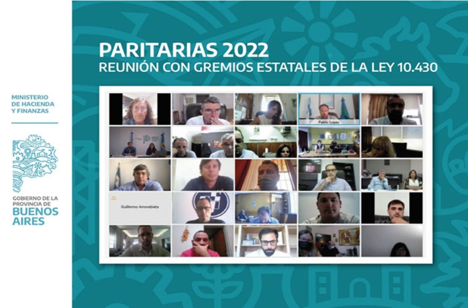 La Provincia comenzó el diálogo con los gremios estatales por la paritaria 2022