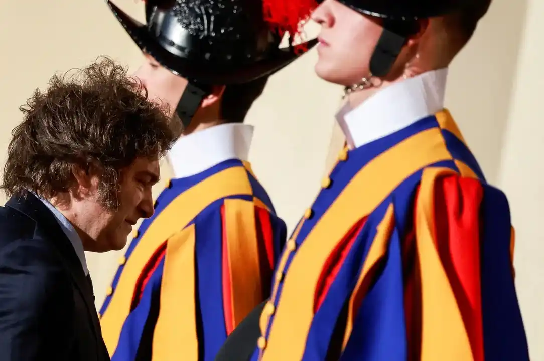 Javier Milei en el Vaticano