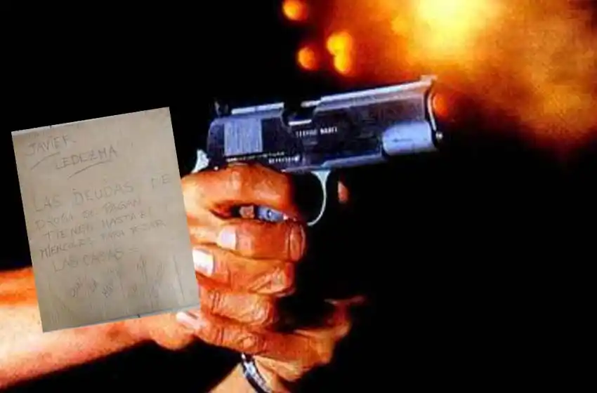 «Las deudas de droga se pagan»: balearon una casa y dejaron un cartel intimidatorio