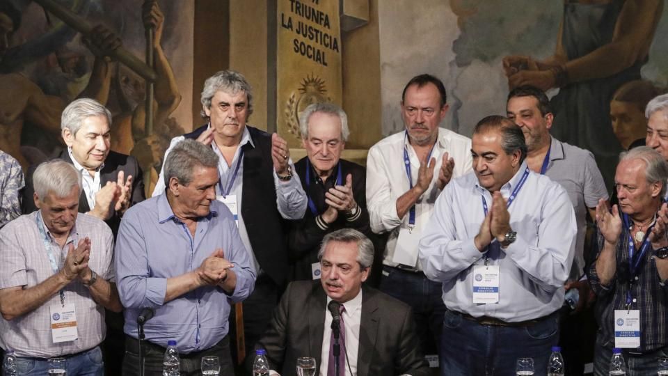 Alberto Fernández participa de acto de la CGT en homenaje a Perón