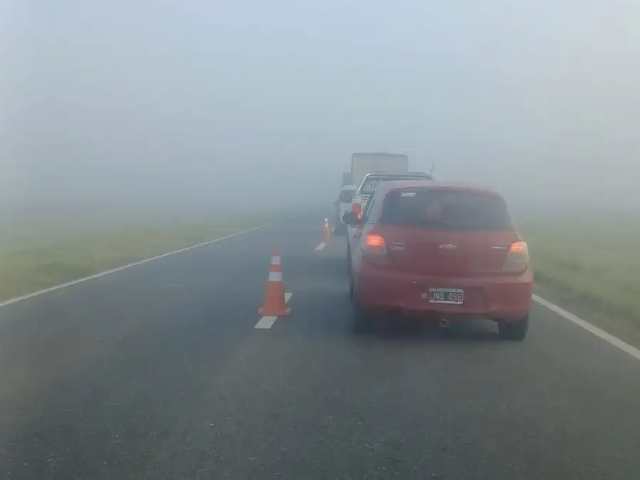 tránsito rn 34 niebla