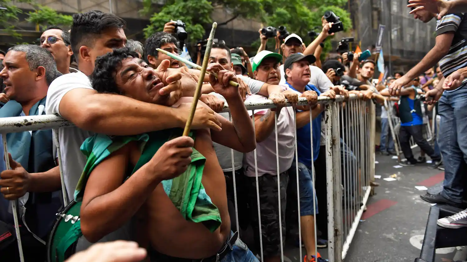 Se produjeron incidentes en la marcha de la CGT