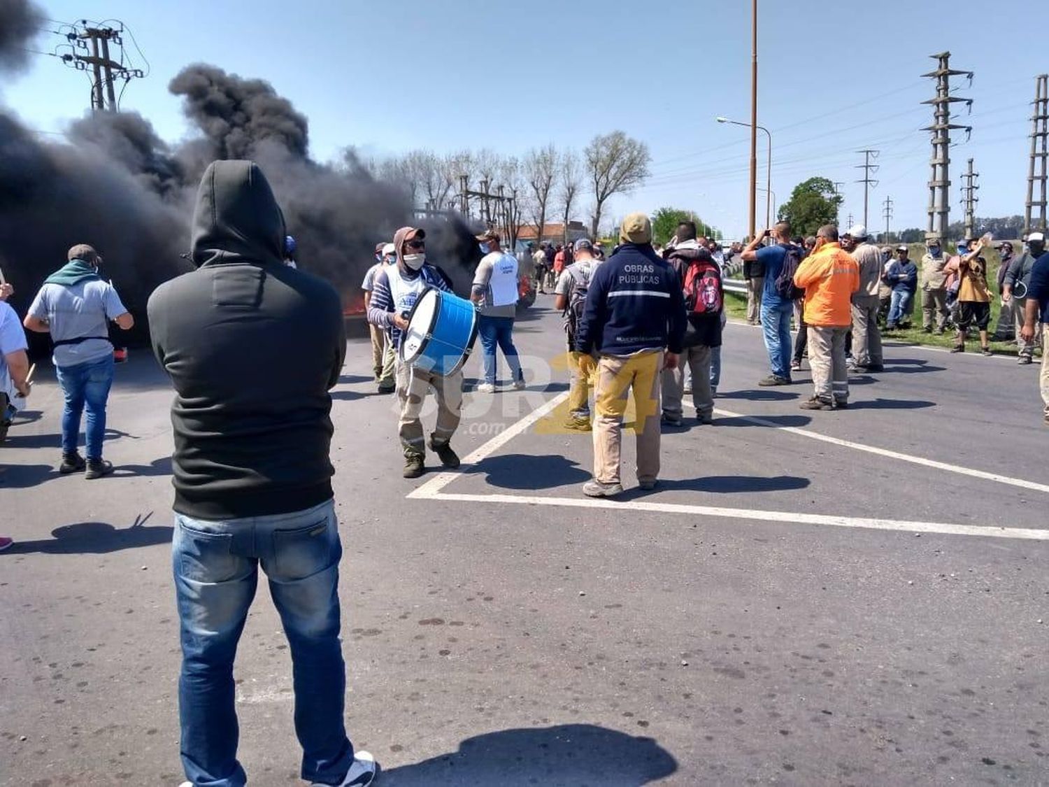 Paro de municipales: en Venado, el corte de protesta será en ruta 8 y camino a San Eduardo