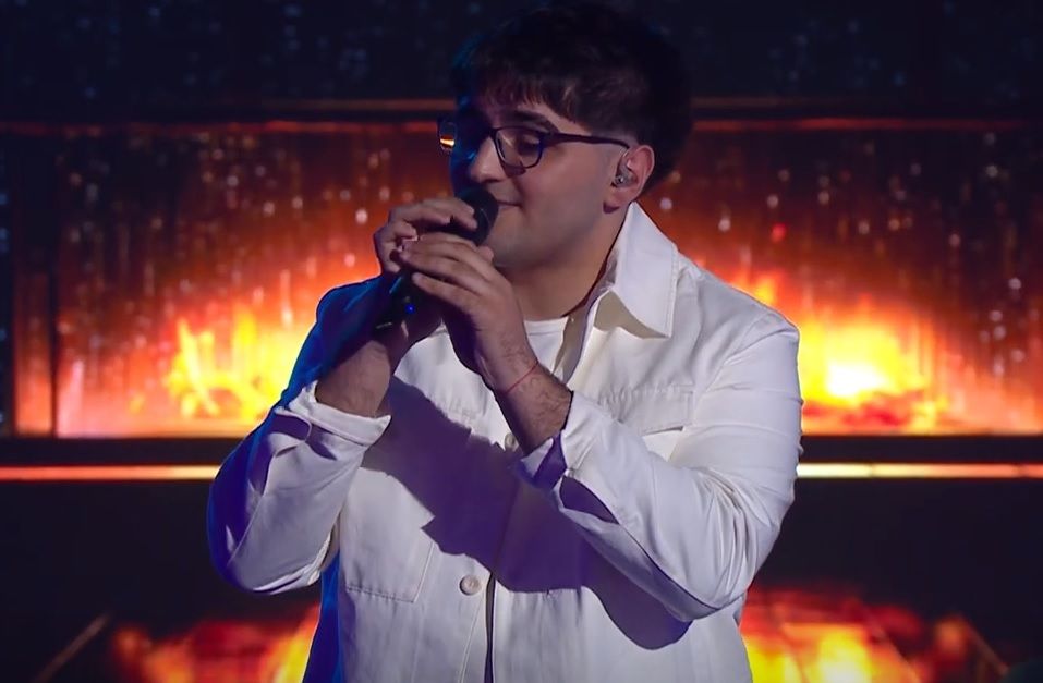 El joven venadense interpretó "Si no te hubieras ido". Foto: Gentileza.