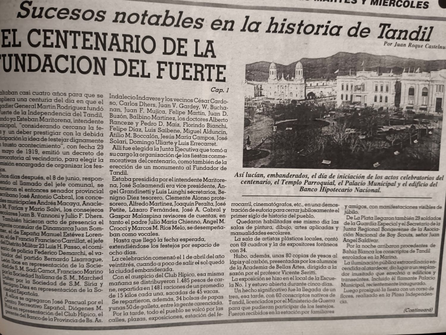 El centenario de la Fundación del Fuerte - Cap. 1.