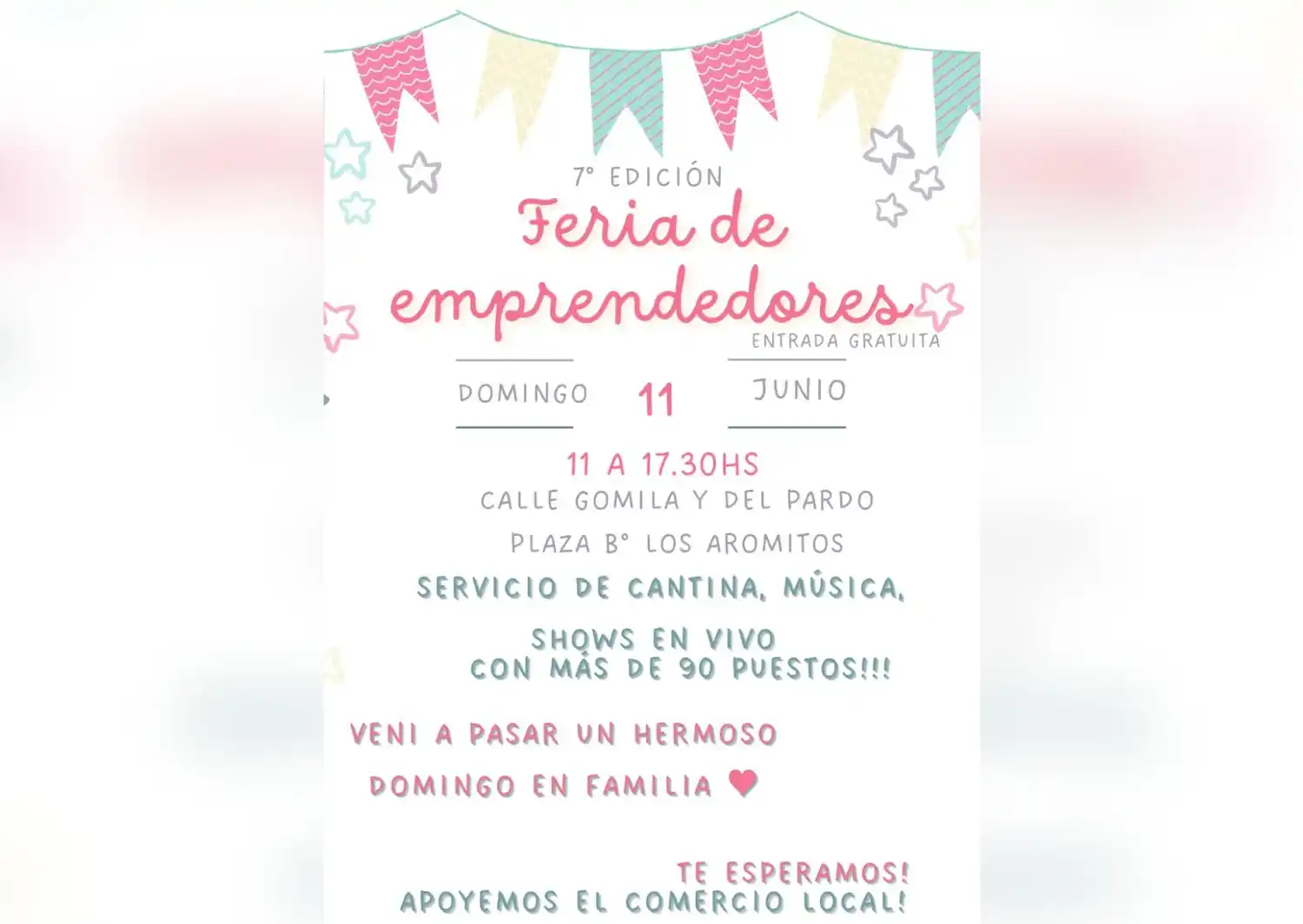 Séptima edición de la feria de emprendedores