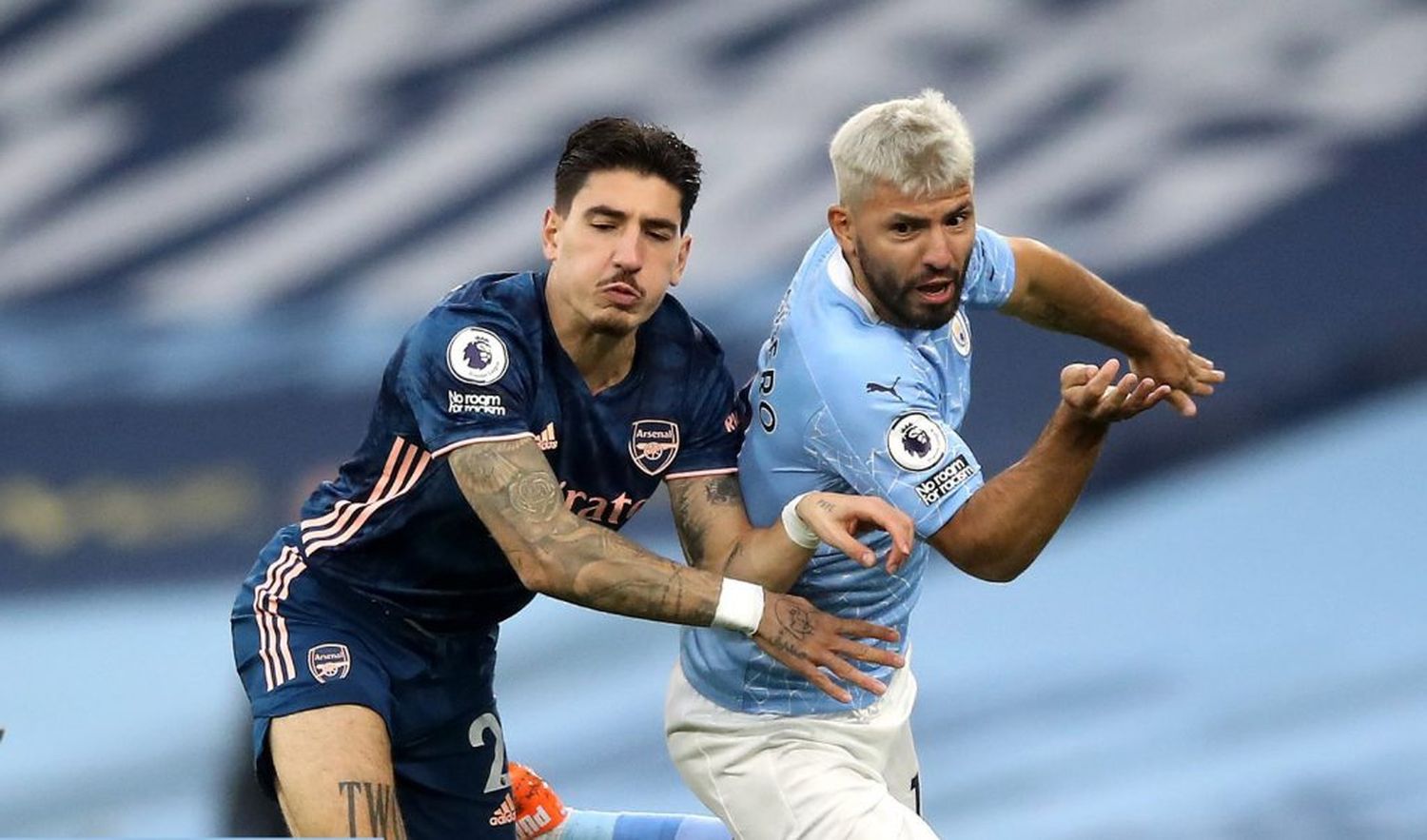 Agüero reapareció con un acto de indisciplina