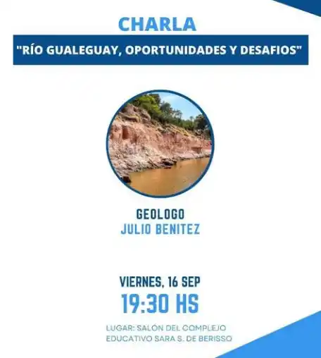 Julio Benítez disertará en el Complejo