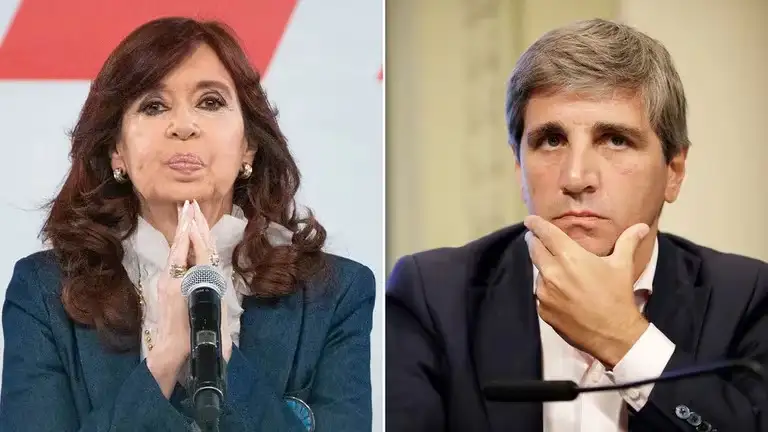 “Toda la deuda de los últimos 20 años la generaste vos, guiada por el primate que tuviste de ministro de economía”, le dijo Caputo.