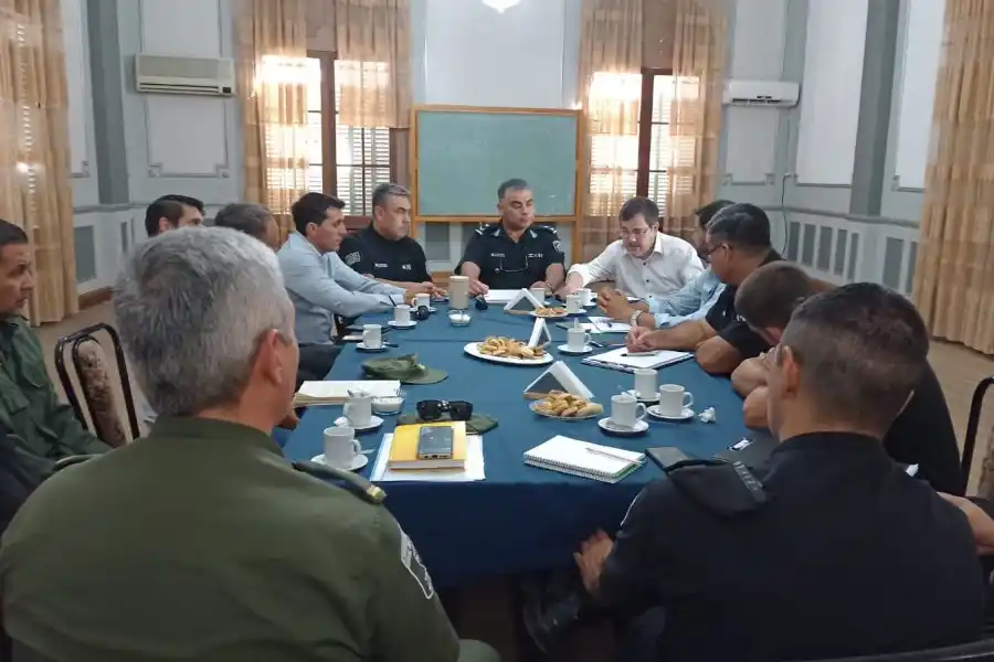El Comando Unificado contó con la presencia del Secretario de Seguridad de la provincia