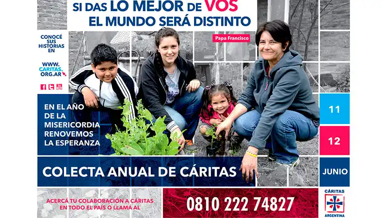 Este 11 y 12 de junio será la Colecta Anual de Cáritas