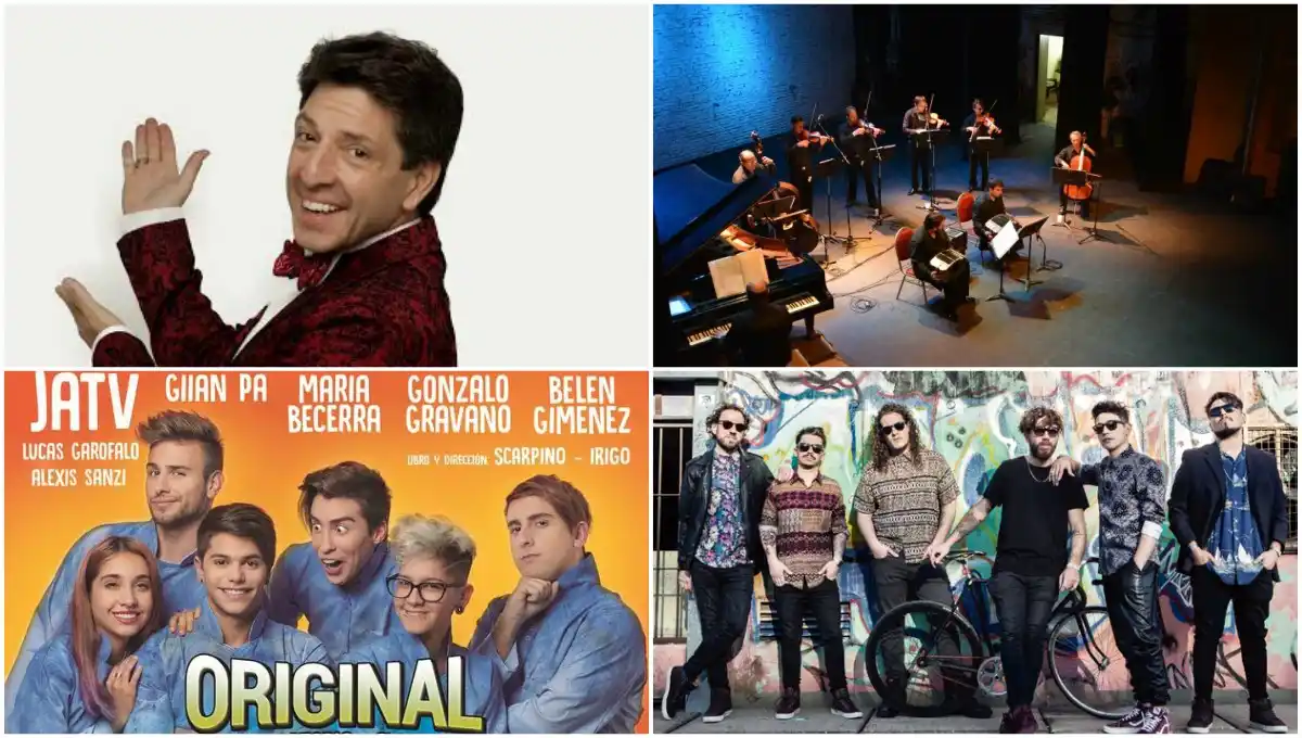 Agenda de espectáculos para este fin de semana
