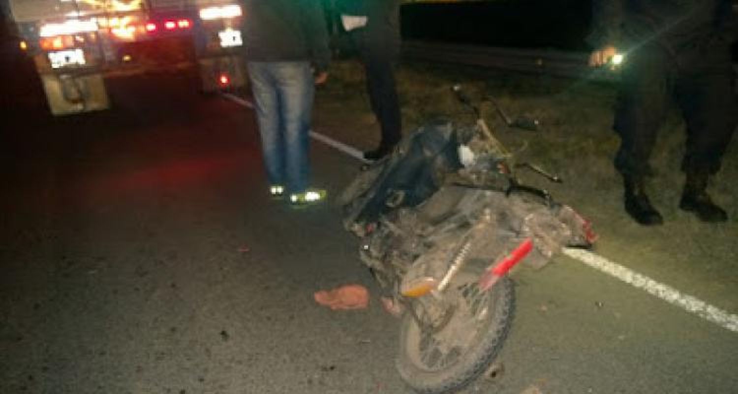 Trasladan al  joven accidentado esta madrugada