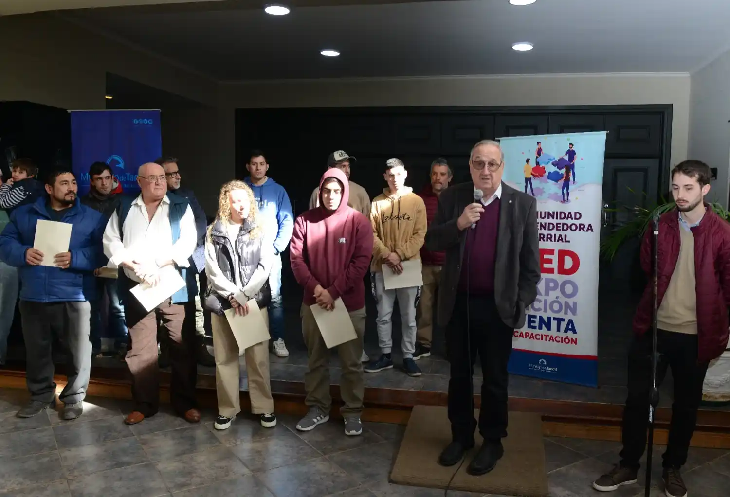 El acto contó con la participación del intendente Miguel Lunghi