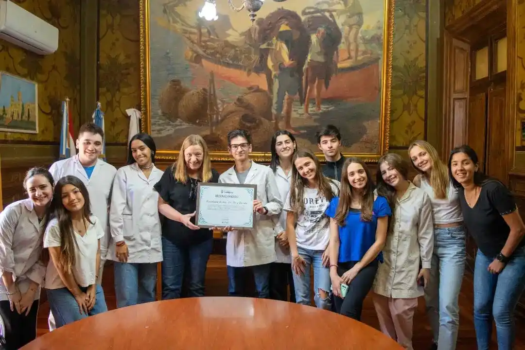 Berisso se reunió con estudiantes que participaron del Modelo ONU