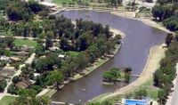 A 100 kilómetros de Tandil, un balneario público con todas las comodidades