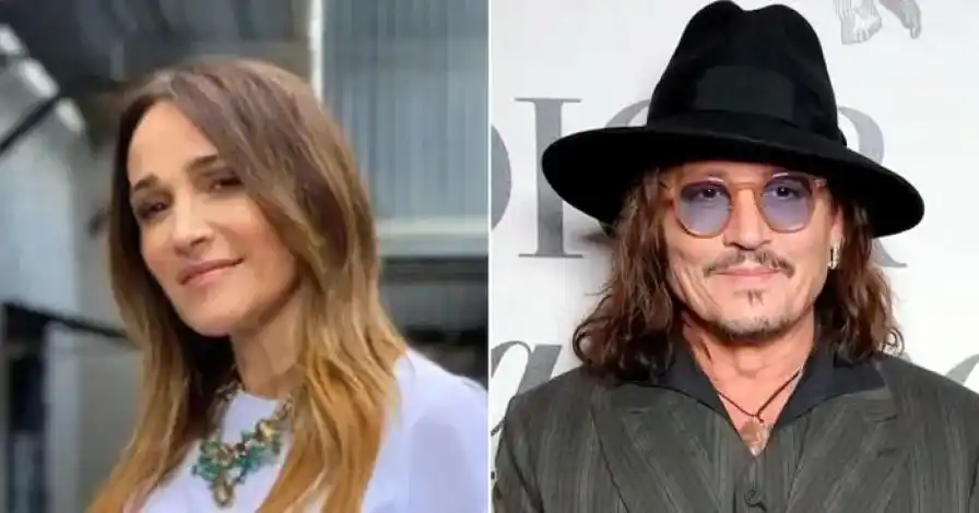 Vero Lozano y Johnny Depp. Compartieron juntos una estadía
