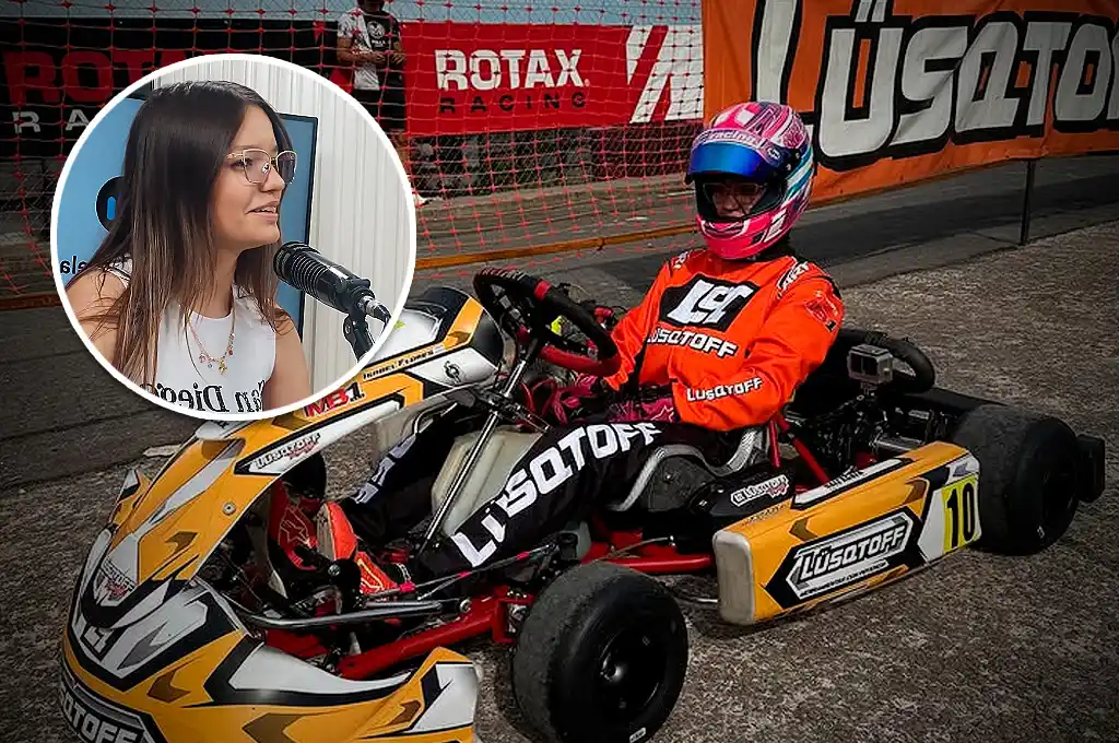 Una joven rafaelina no le afloja al pedal en su karting y sueña con llegar a la máxima categoría