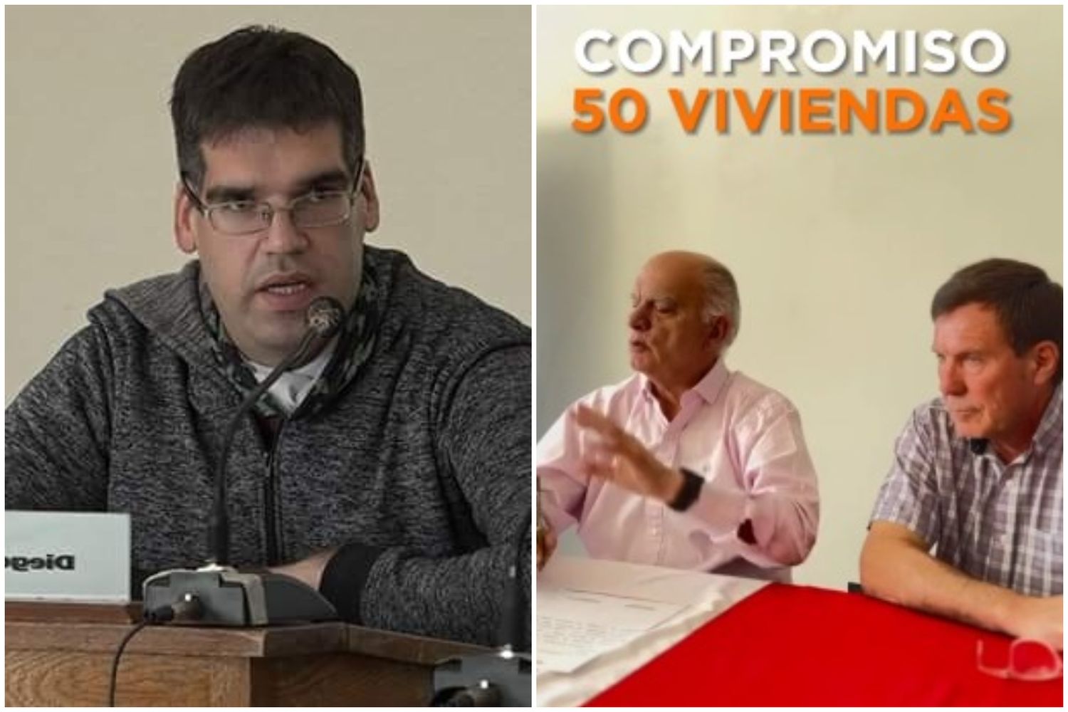 UxP criticó el 'compromiso' que firmó JxC para construir viviendas en Dorrego: "Es como decir 'si gano el Loto lo hago'"