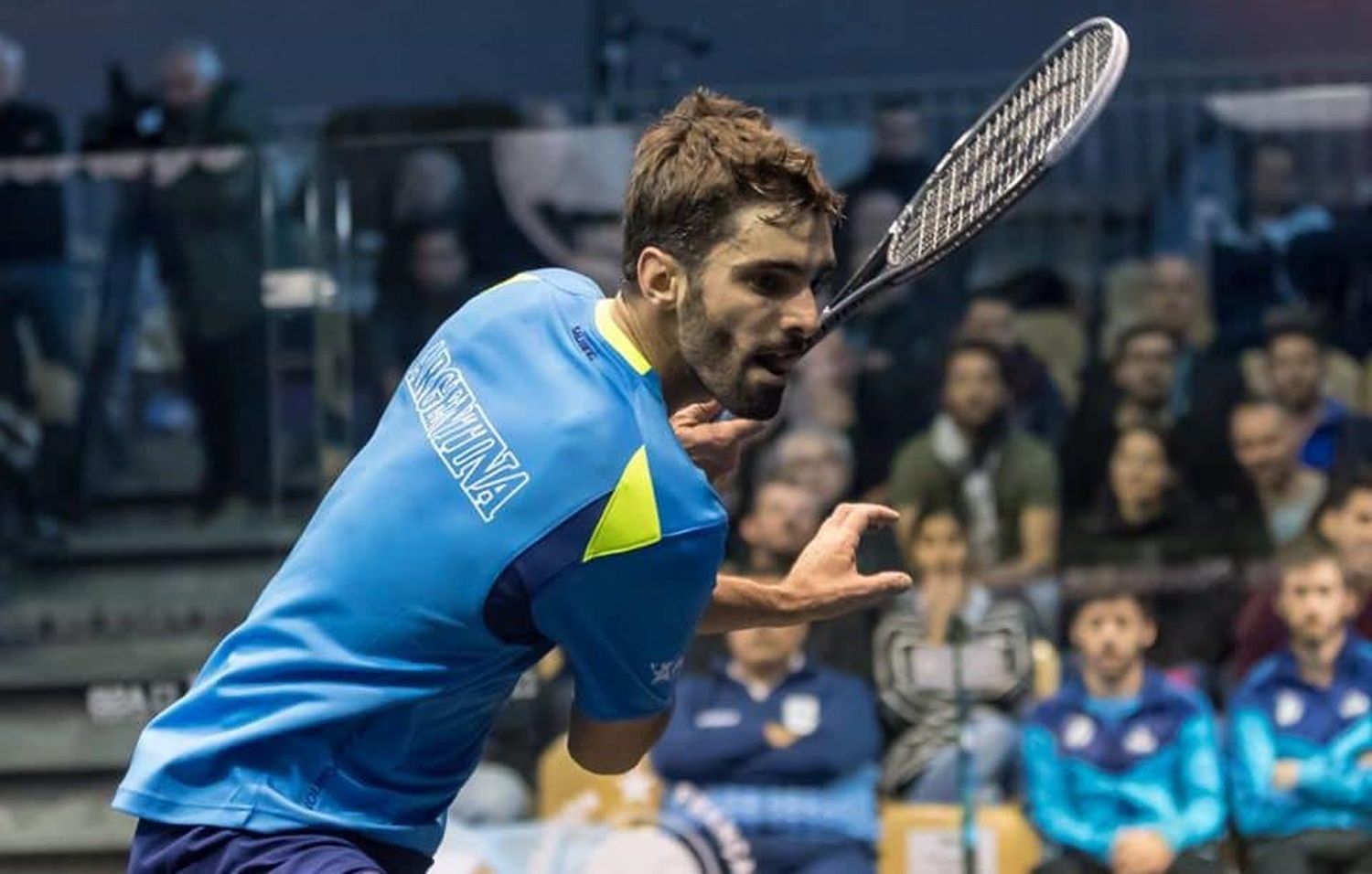 Juan Pablo Roude, campeón de la Liga Marplatense de Squash 2023.