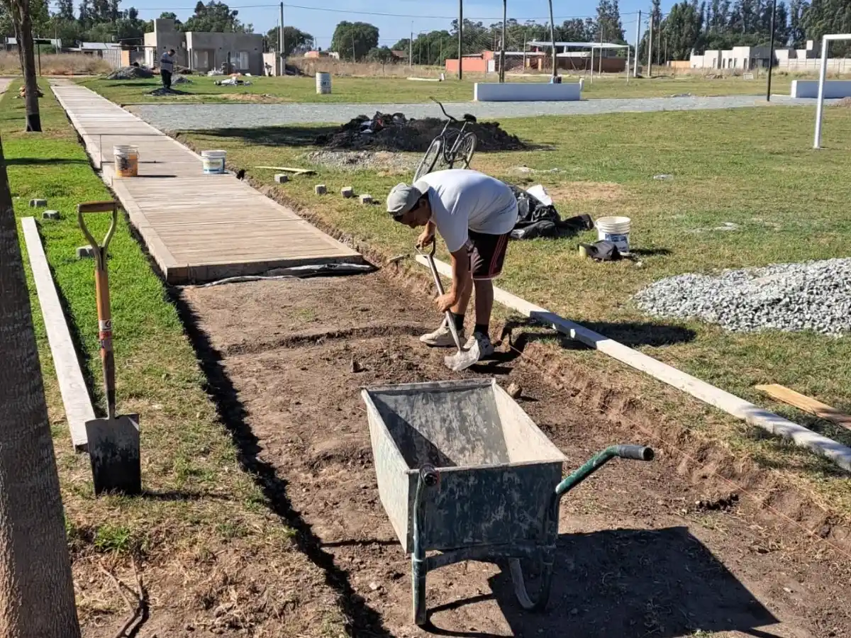 Se realizaron reformas en la plaza Belgrano