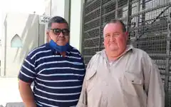 Daniel Héctor Enrique y José Luis Saavedra Orgullosos de ser empleados municipales
